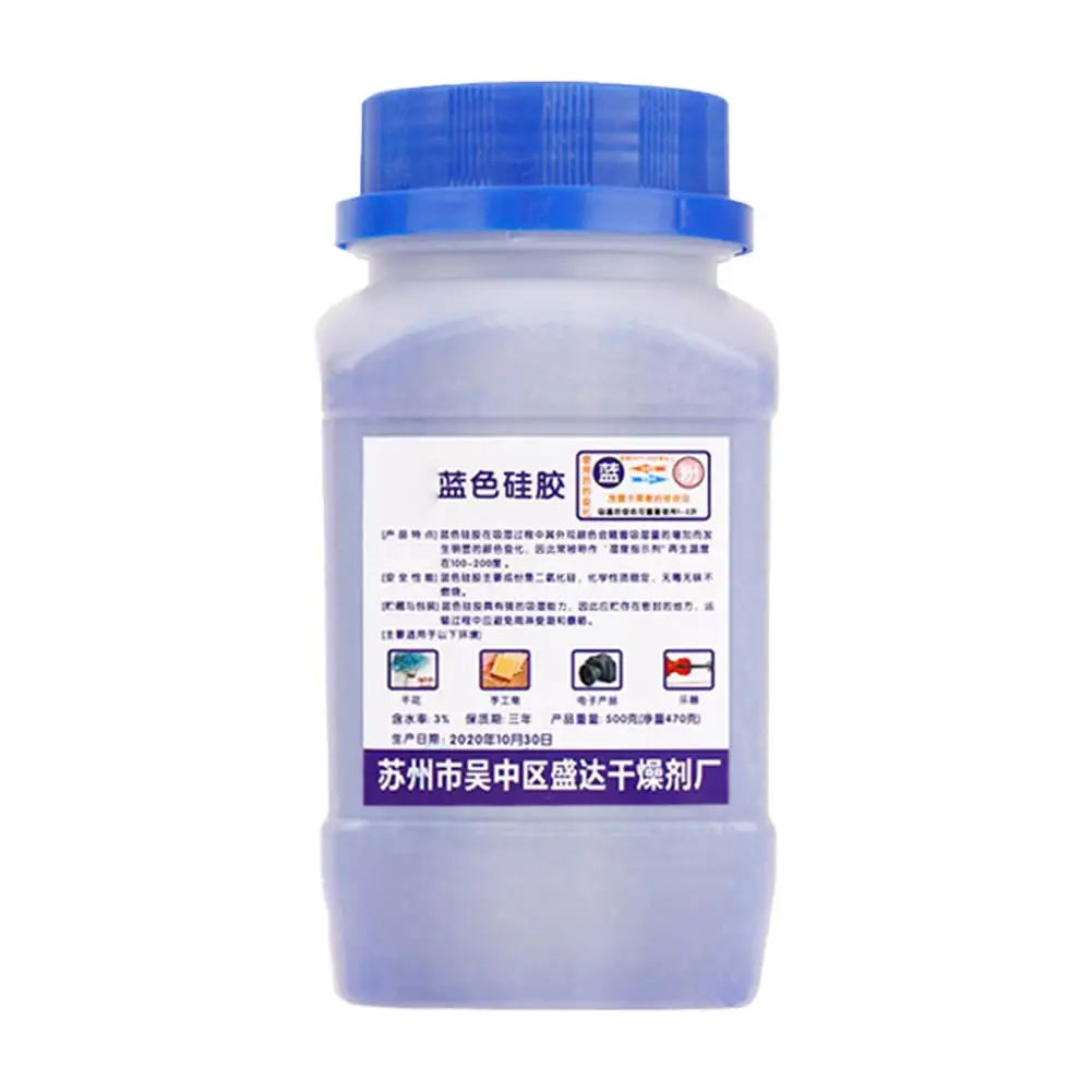 500g Waterproof Silica Gel Moisture Absorber for Storage Peaceful Pleasures Health and Wellness B