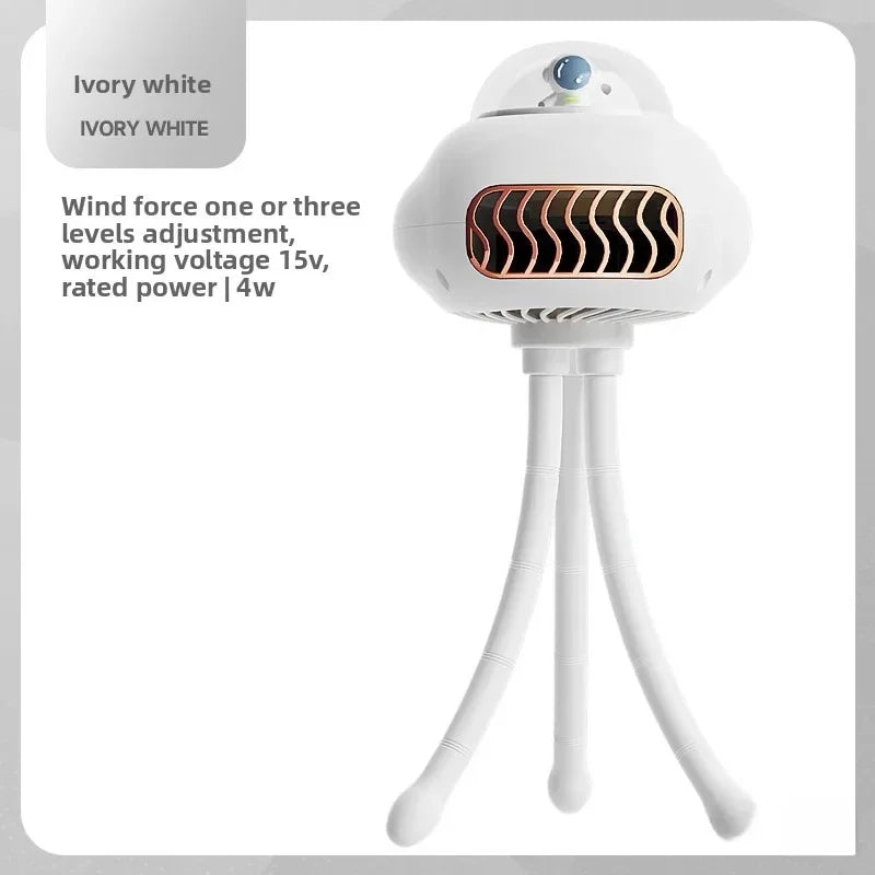 URGGU Bladeless Baby Stroller Fan | Portable Clip-On Fan