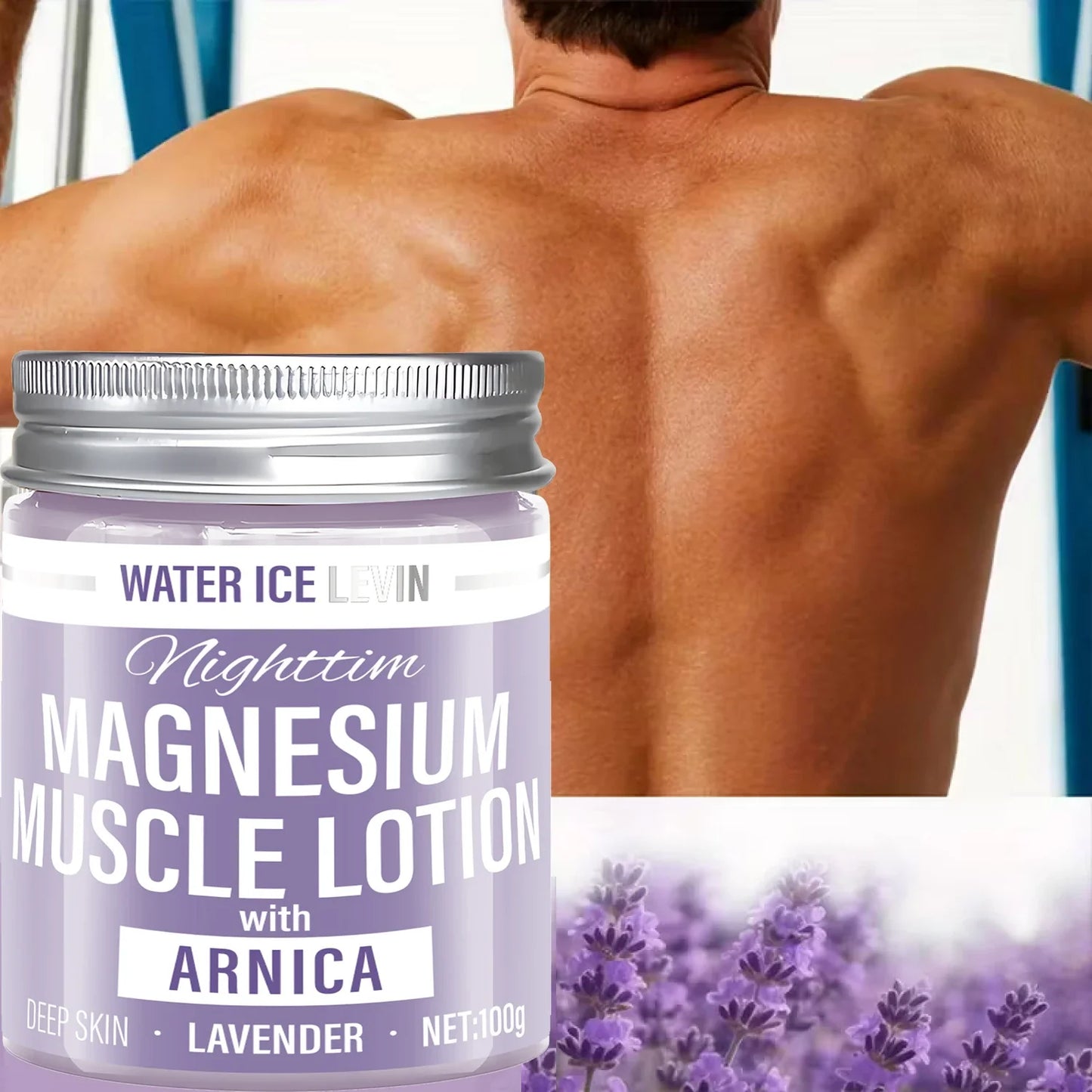 Magnesium Body Lotion – Hyaluronic Acid & Lavender | 100g