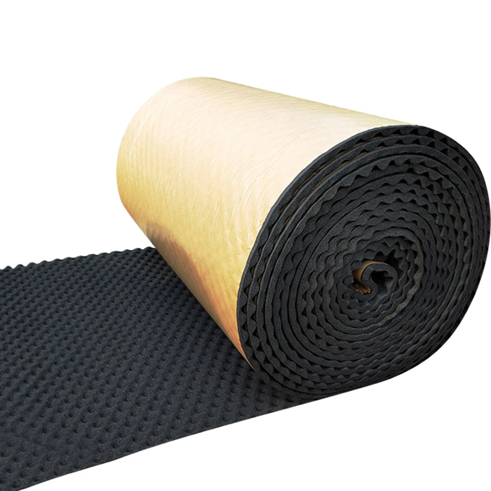 Car Sound Deadener Foam Pad Mat Lightweight & Waterproof Pad for Automobile Insulation Accessories Peaceful Pleasures Health and Wellness Default