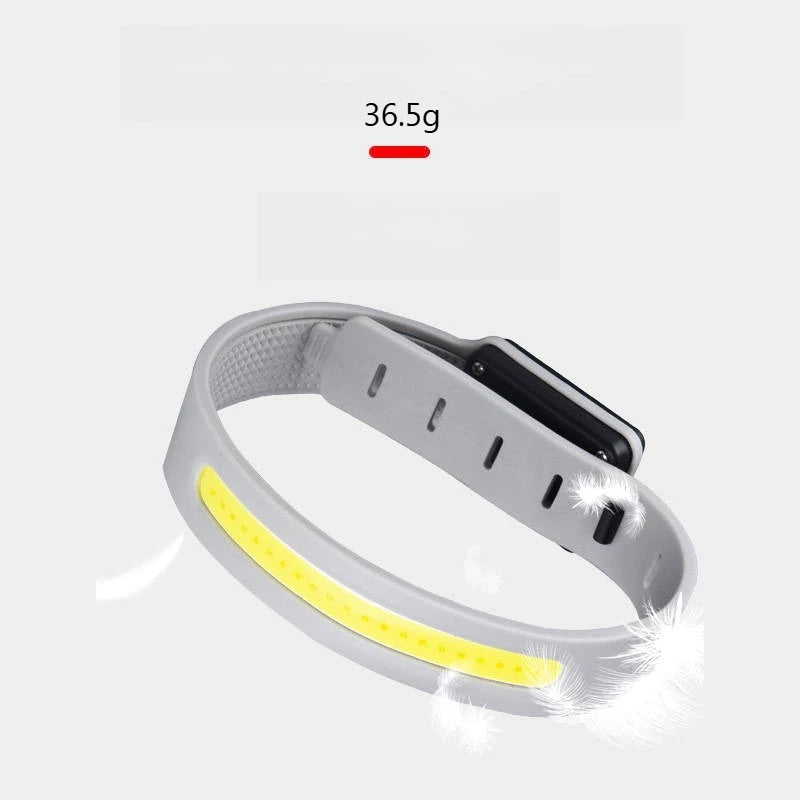 COB LED Wrist Running Light – USB Rechargeable Mini Flashlight Wrist Running Light Peaceful Pleasures Health and Wellness