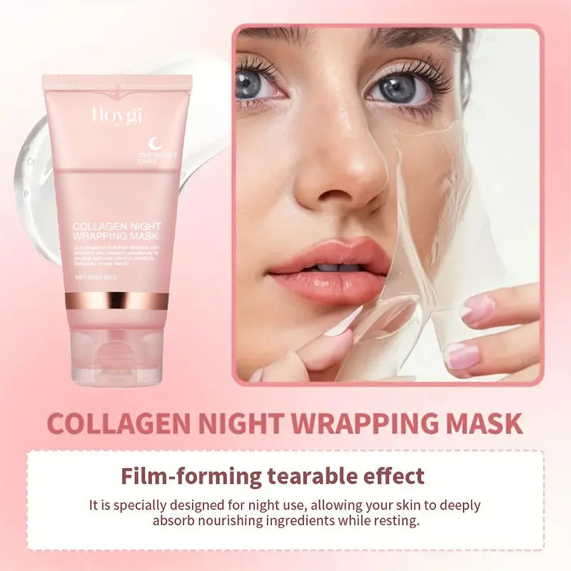 Collagen Overnight Peel-Off Mask – Deep Hydration Face Mask Peaceful Pleasures Health and Wellness