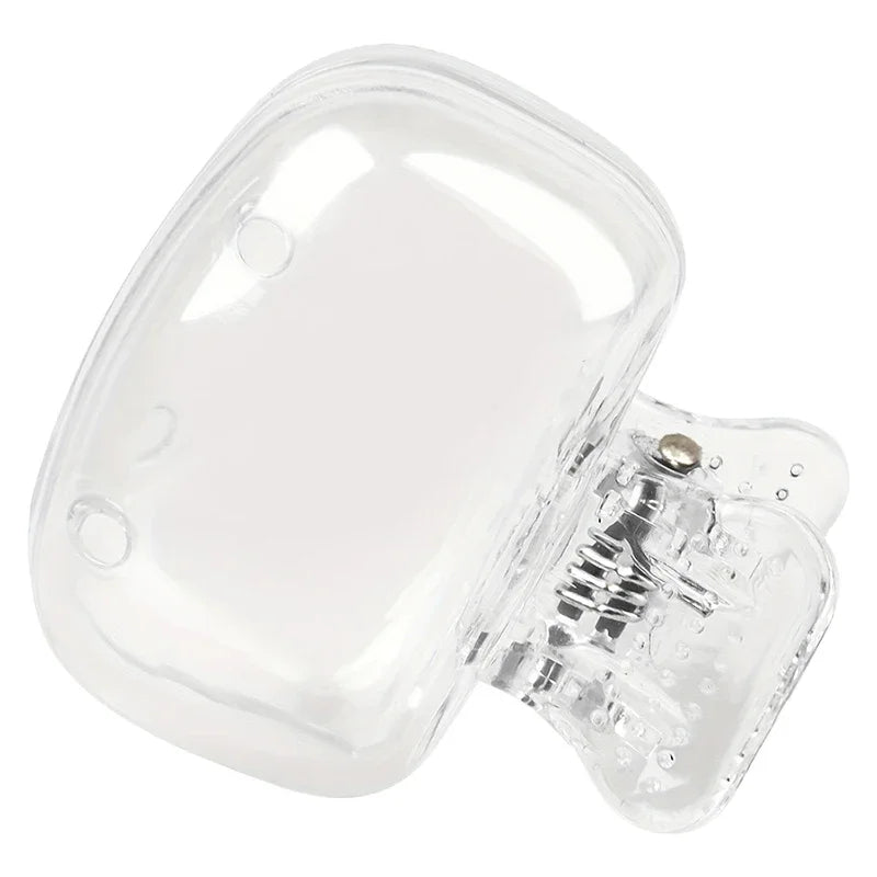 1PCS Travel Toothbrush Head Covers Toothbrush Protector Cap Brush Pod Case Protective Portable Plastic Clip For Household Travel Peaceful Pleasures Health and Wellness clear