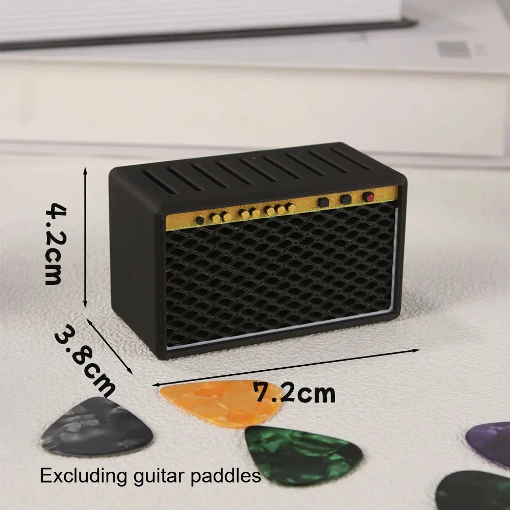 3D Printed Large-capacity Portable Guitar Pick Holder Waterproof