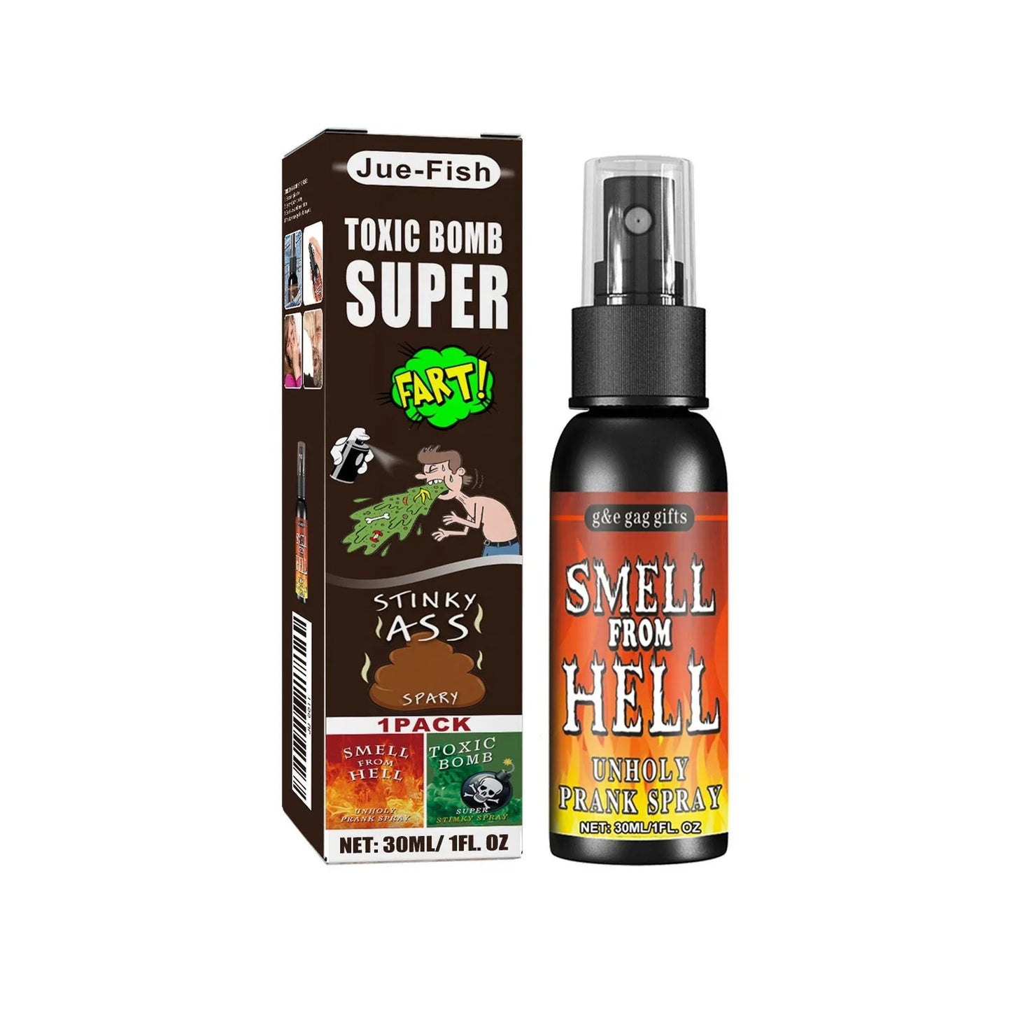 Fart Spray Prank 30ml – Non-Toxic Stink Bomb Gag Gift