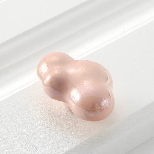Clouds Shape Sliding Door Knobs Multi Color Clouds Design Glass Door Handle for Kitchen Cabinets Cupboard Peaceful Pleasures Health and Wellness