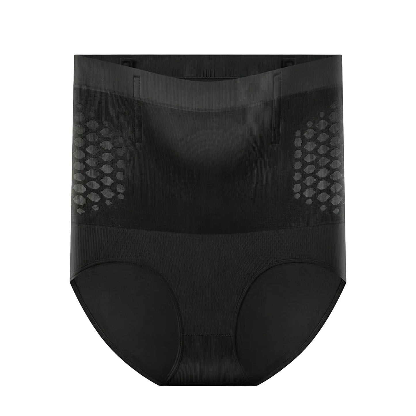 High Waist Tummy Control Shaping Underwear Seamless Compression Briefs Women Slimming Waist Shaping Panties Breathable 3 Colors Peaceful Pleasures Health and Wellness black 4XL 1pc