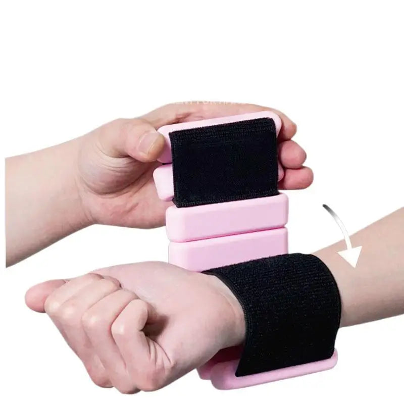 A Pair 2lb Wearable Bracelet Weight Silicone Waterproof Bracelet Ankle Weight for Wrist Strength Training Wristband Equipment Peaceful Pleasures Health and Wellness