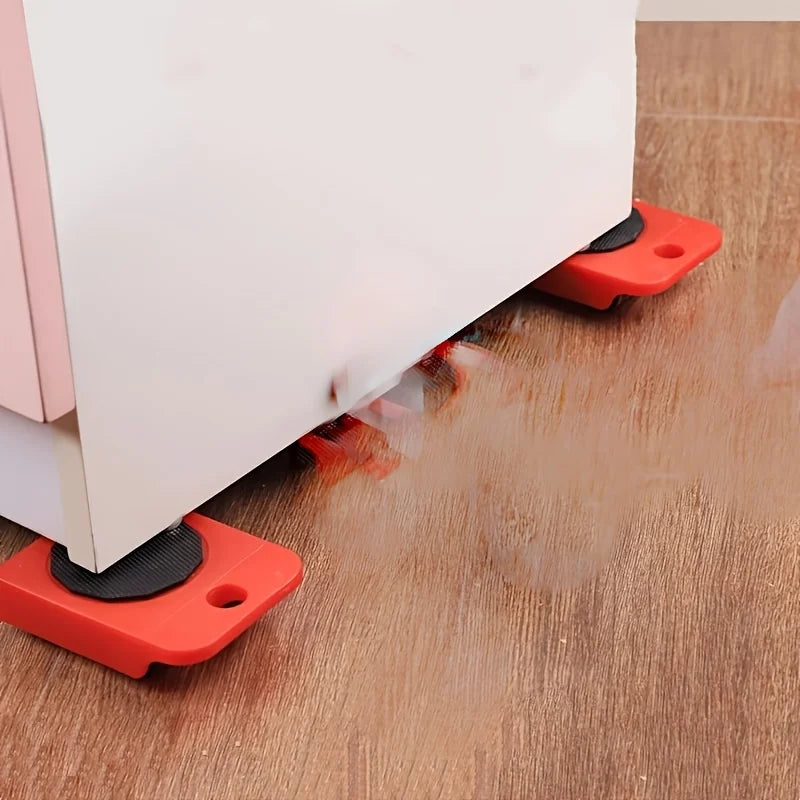 2 Heavy-duty Furniture Mover Sturdy Plastic Mobility System Locking