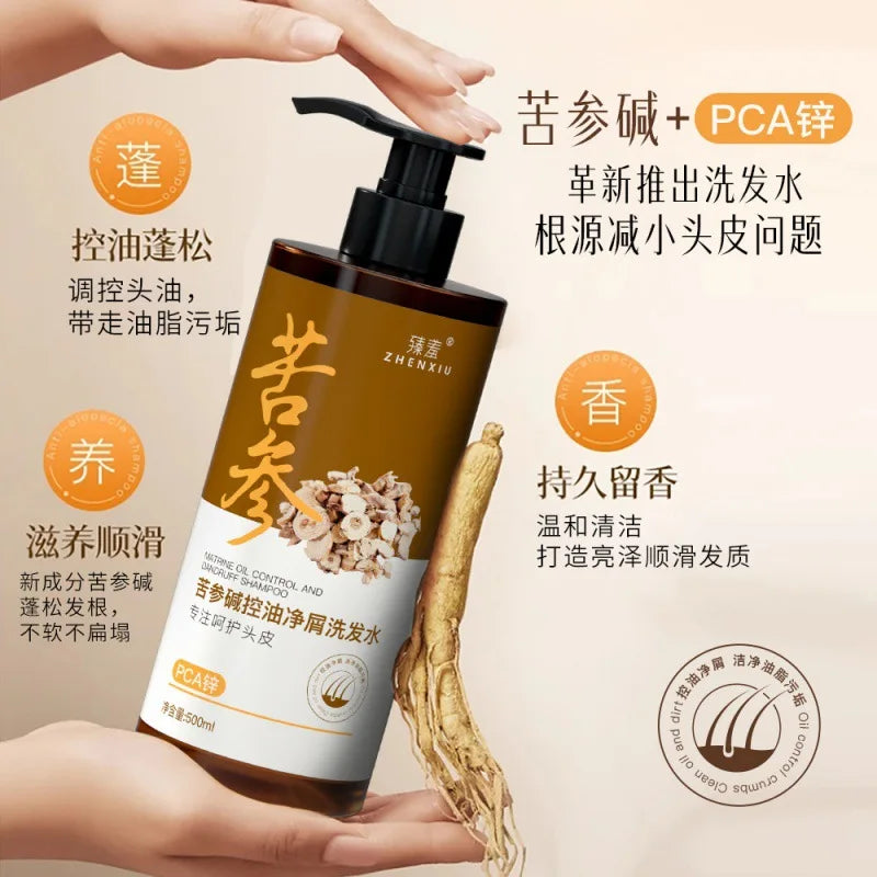 Herbal Anti-Dandruff Shampoo – Oil Control & Deep Cleanse 500ml