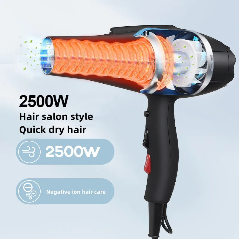 X5/X6 Plus New Negative Ion Hair Dryer 2400W High Power Strong Wind Speed Drier Home Electric Hair Dryer Gift Box Packaging Peaceful Pleasures Health and Wellness