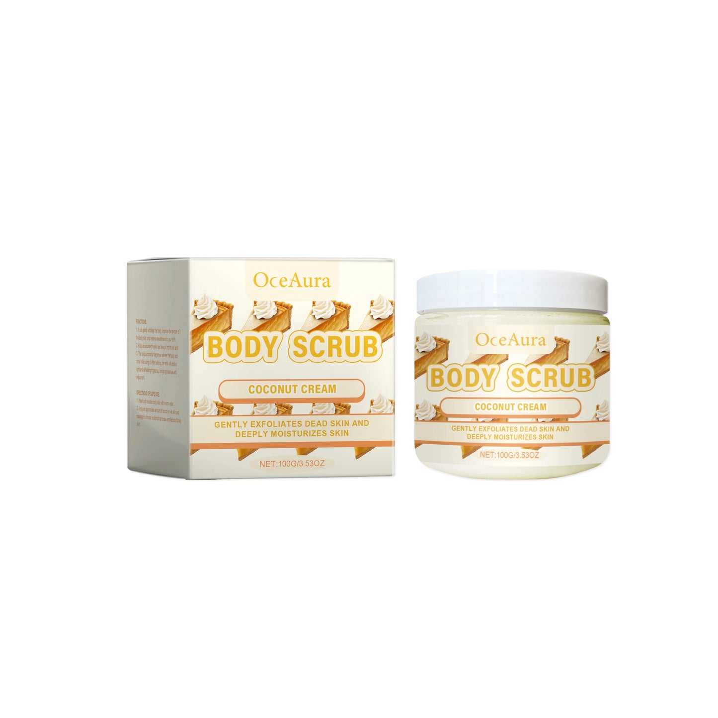 OceAura Brightening Body Scrub – Exfoliate & Moisturize 120g