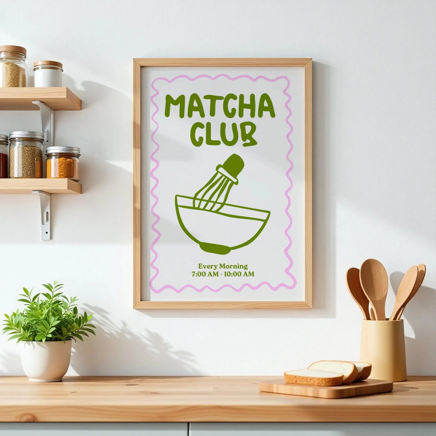 But First Cafecito Quotation Canvas Print Minimalist Matcha Club Spanish Wall Art Poster for Modern Living Room Cafe Home Decor Peaceful Pleasures Health and Wellness