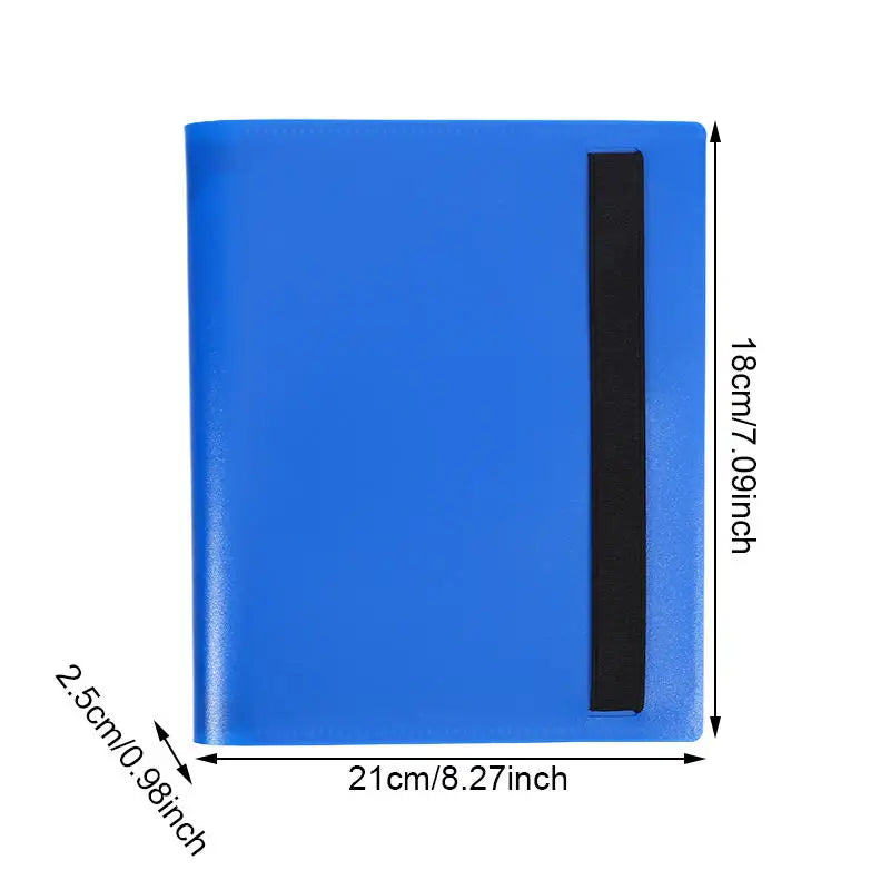 Clear Grid Pocket Album 4 9 12 Slot Organizer Cards Tickets Portable