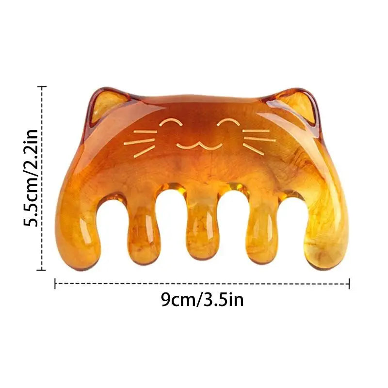 1 Pcs Resin Wide Toothed Comb Tighten Skin Reduce Guasha SPA Scalp Massage Brush Pocket Comb Skin/Hair Care Tool Peaceful Pleasures Health and Wellness