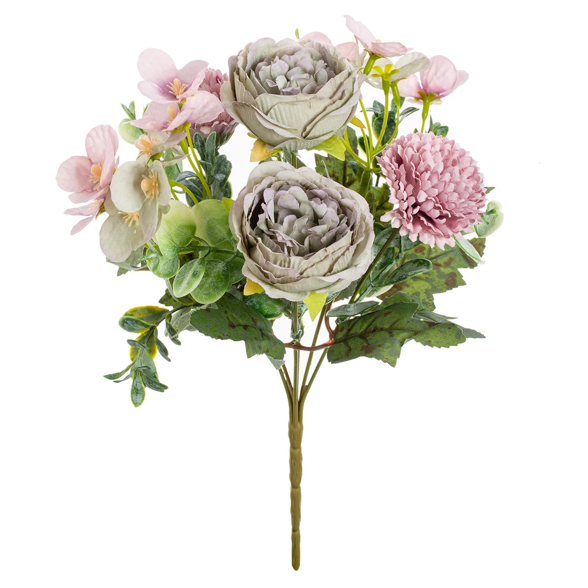 Silk Peony & Chrysanthemum Artificial Flowers – Wedding & Home