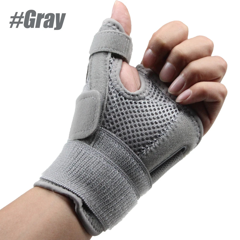 1PCS Thumb Stabilizer - One Size Fits Most, Ideal for De Quervain's Tenosynovitis Brace, Thumb Brace for Arthritis Pain & Suppor Peaceful Pleasures Health and Wellness Gray-1PCS