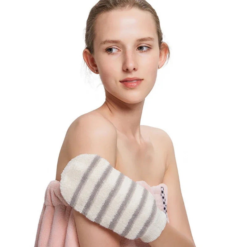 Exfoliating Bath Glove | Hemp & Bamboo Fiber Scrubber