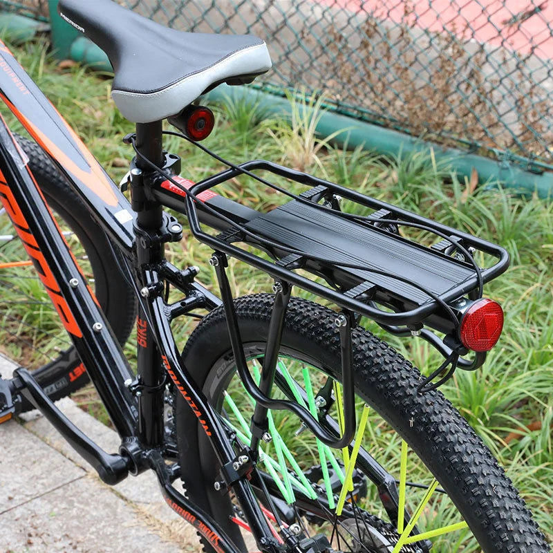 Mountain Bike Carrier With Reflective Plate Riding Equipment Quick Disassembly Aluminum Alloy Bicycle Rear Shelf Bicycle Parts Peaceful Pleasures Health and Wellness