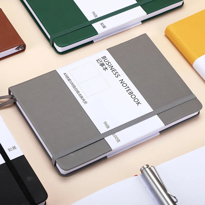 A5 Notebook 192 Pages Classic Journal Dotted Paper Hard Cover
