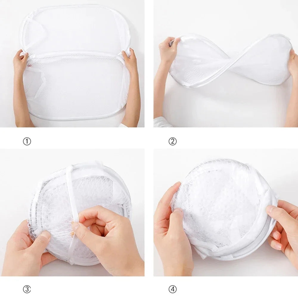 Large Foldable Laundry Basket – Ventilated Portable Hamper