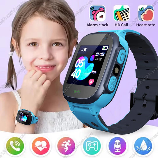 Kids GPS Smart Watch | SOS Calling, Flashlight, Waterproof Kids Smartwatch Peaceful Pleasures Health and Wellness