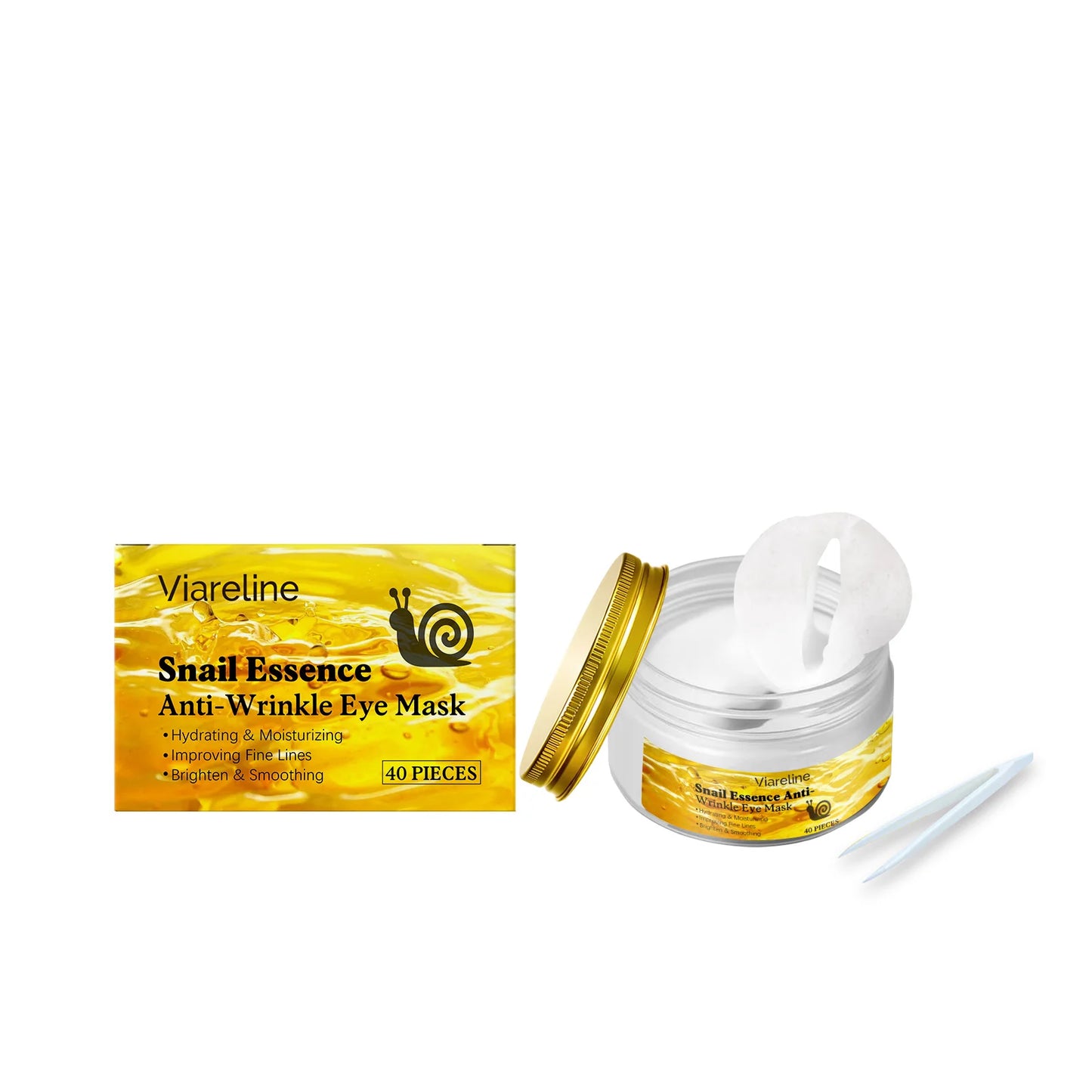 Snail Essence Eye Masks – Dark Circles, Puffiness & Fine Lines