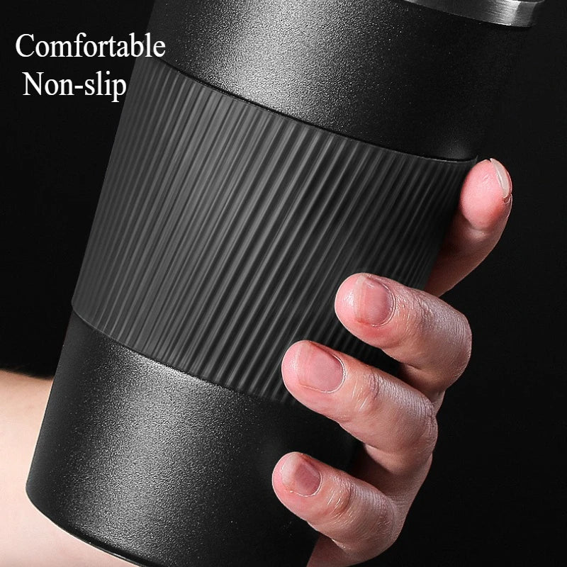 Stainless Steel Vacuum Insulated Car Coffee Cup | 6–12Hr Insulated Travel Mug Peaceful Pleasures Health and Wellness