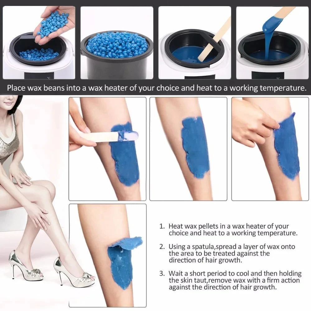 500ML Wax Warmer Digital Wax Heater for Professional Hair Removal Waxing Beans Heating Machine Depilation Epilator Wax-melt Pot Peaceful Pleasures Health and Wellness
