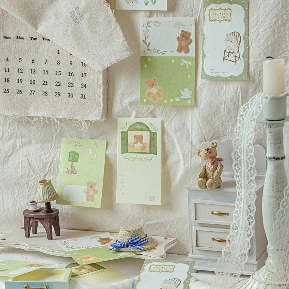Combination Note Cute Fairy Tale Student Message Memo Can Be Used As