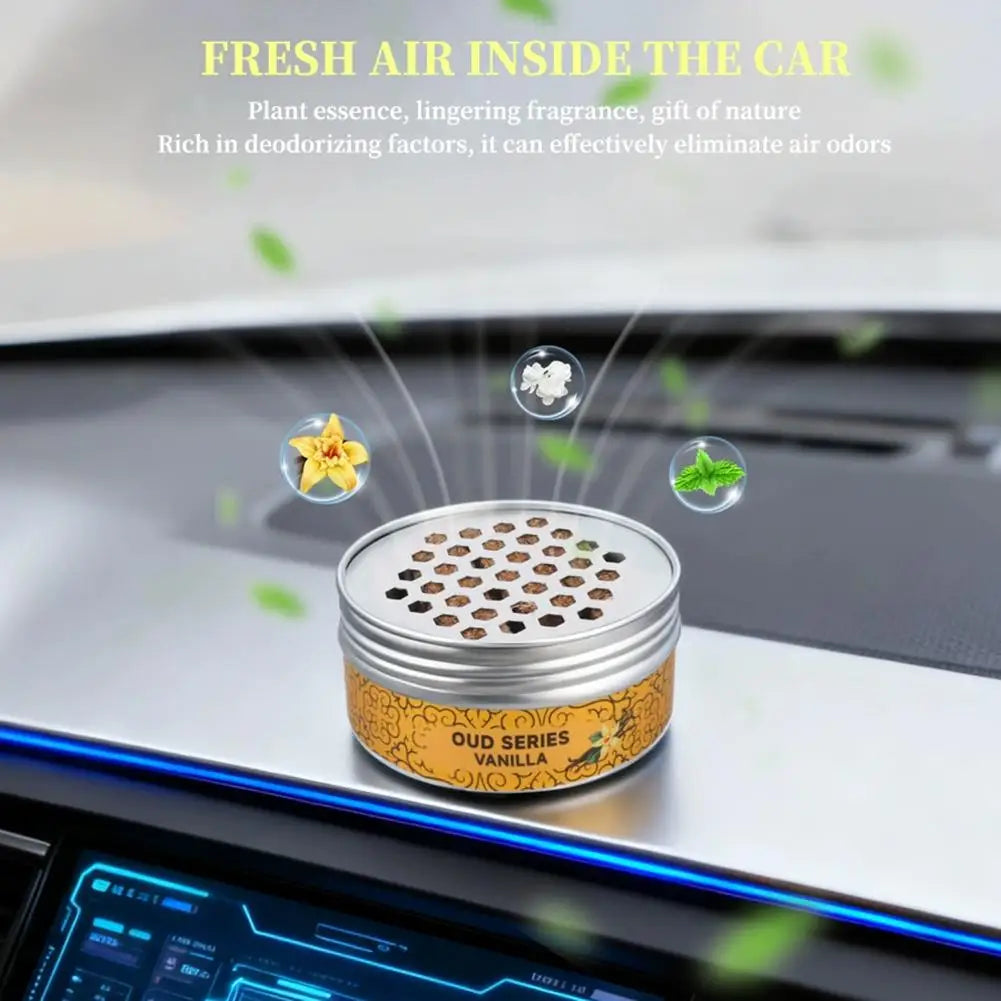 Solid Wood Car Air Freshener | 9 Scents, Long-Lasting Fragrance