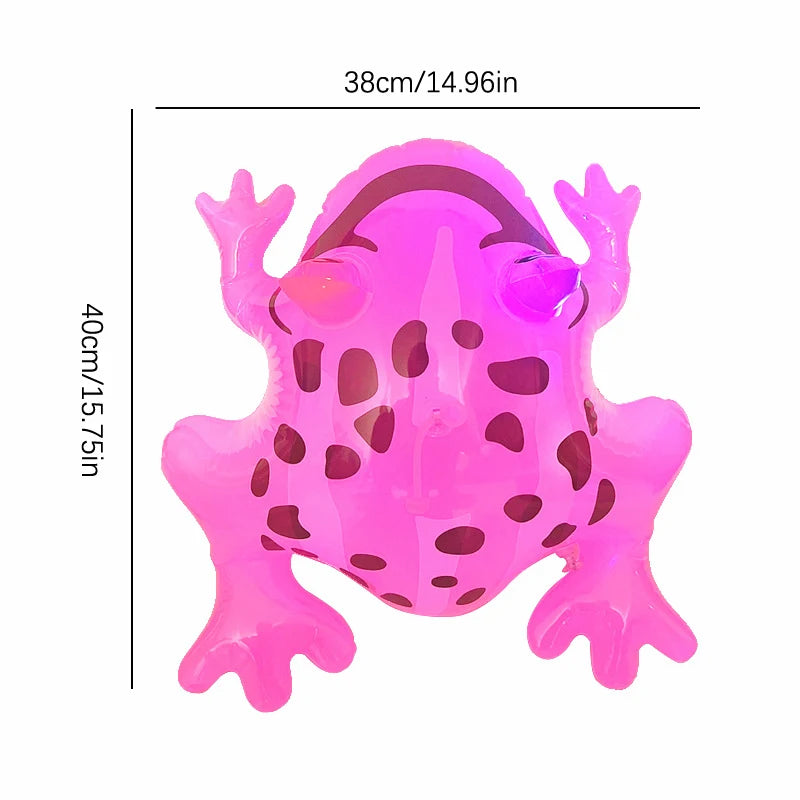 Glowing Inflatable Frog Toy – Kids Party & Birthday Decor
