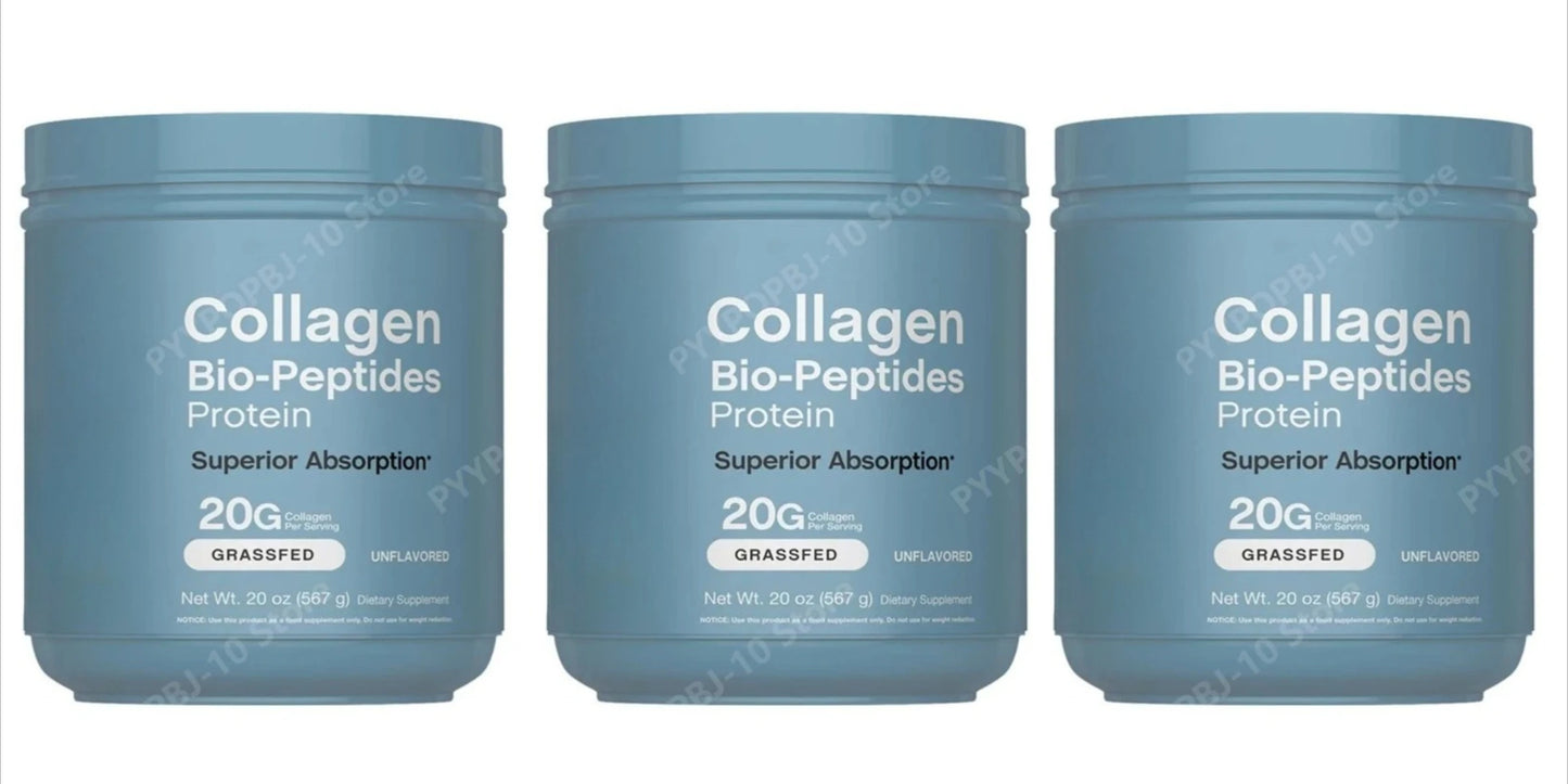 Grassfed Collagen Powder 22oz – Hair, Skin & Nails | 18 Amino Acids