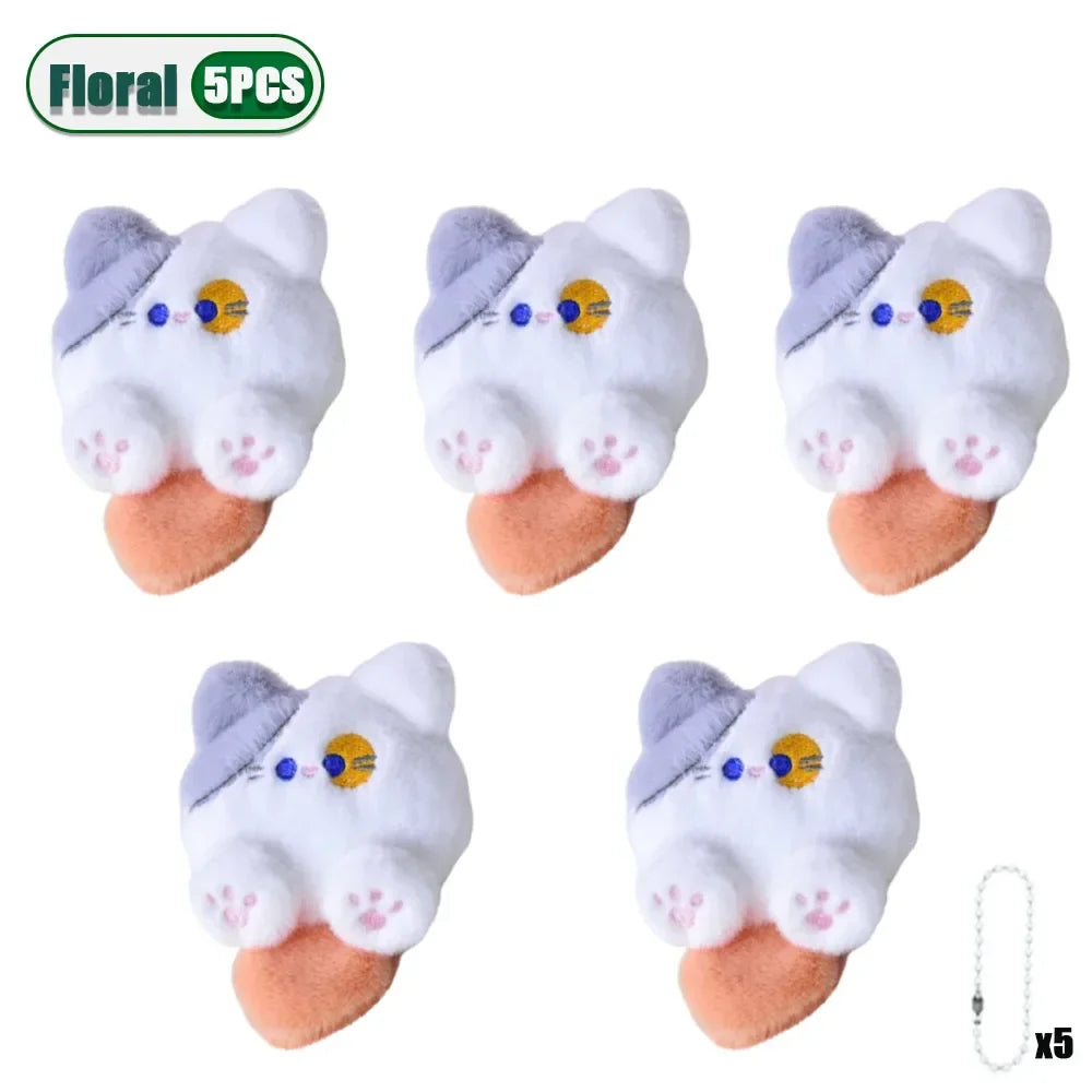 Cute Plush Cat Keychain Pendant – 1-20 Pack | Bag Charm