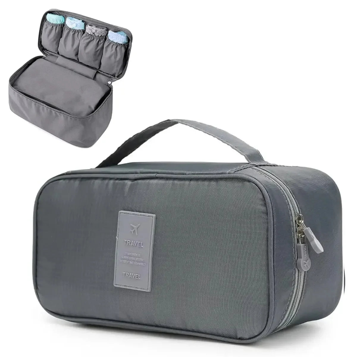 Portable Travel Organizer Bag – Bra, Underwear & Toiletry Case
