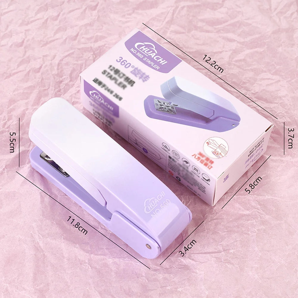 Stapler Beauty Gradient 360 Degree Rotating Multi Functional Student