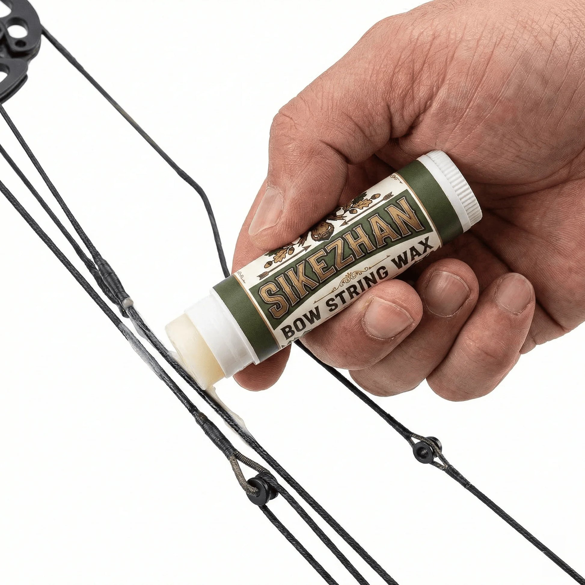6g Archery Bow String Wax Rail Lube Stick Universal for Crossbow Compound Recurve Bows Waterproof Maintenance Protects & Frays Peaceful Pleasures Health and Wellness