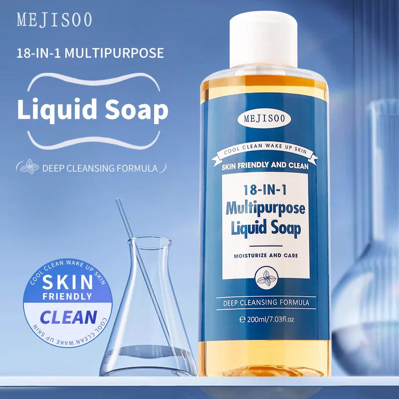 18-in-1 Multipurpose Liquid Soap 200ml – Hair, Body & Pet