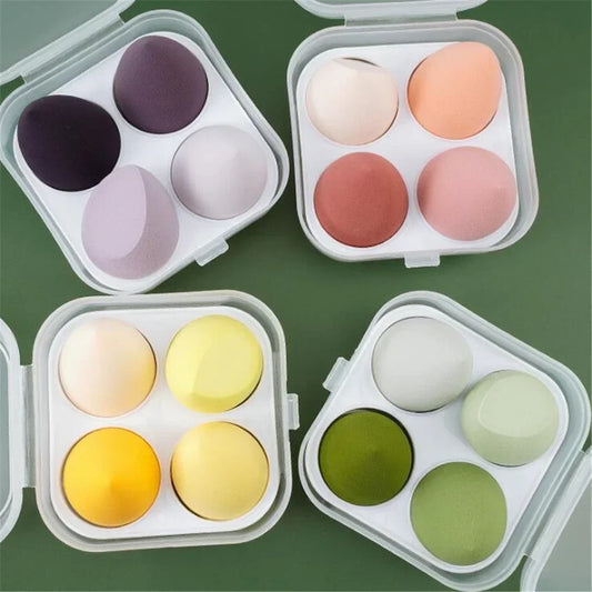 Makeup Blender Tools for Face Beauty, Foundation Cream, Concealer, 4pcs Set Peaceful Pleasures Health and Wellness