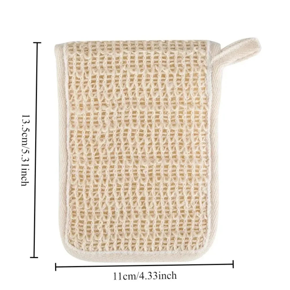 Cotton Linen Soap Bag with Foam Net | Portable Soap Holder