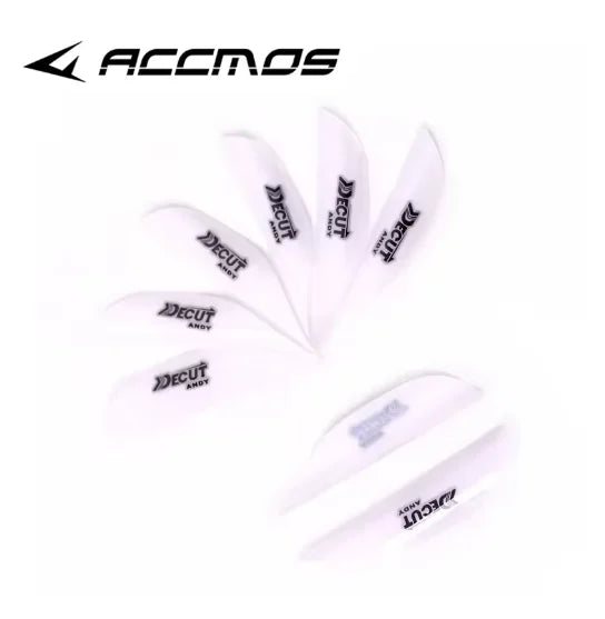 DECUT Arrow Spiral Feather Spin Vane Shaft Fletche Right Wing Sticker