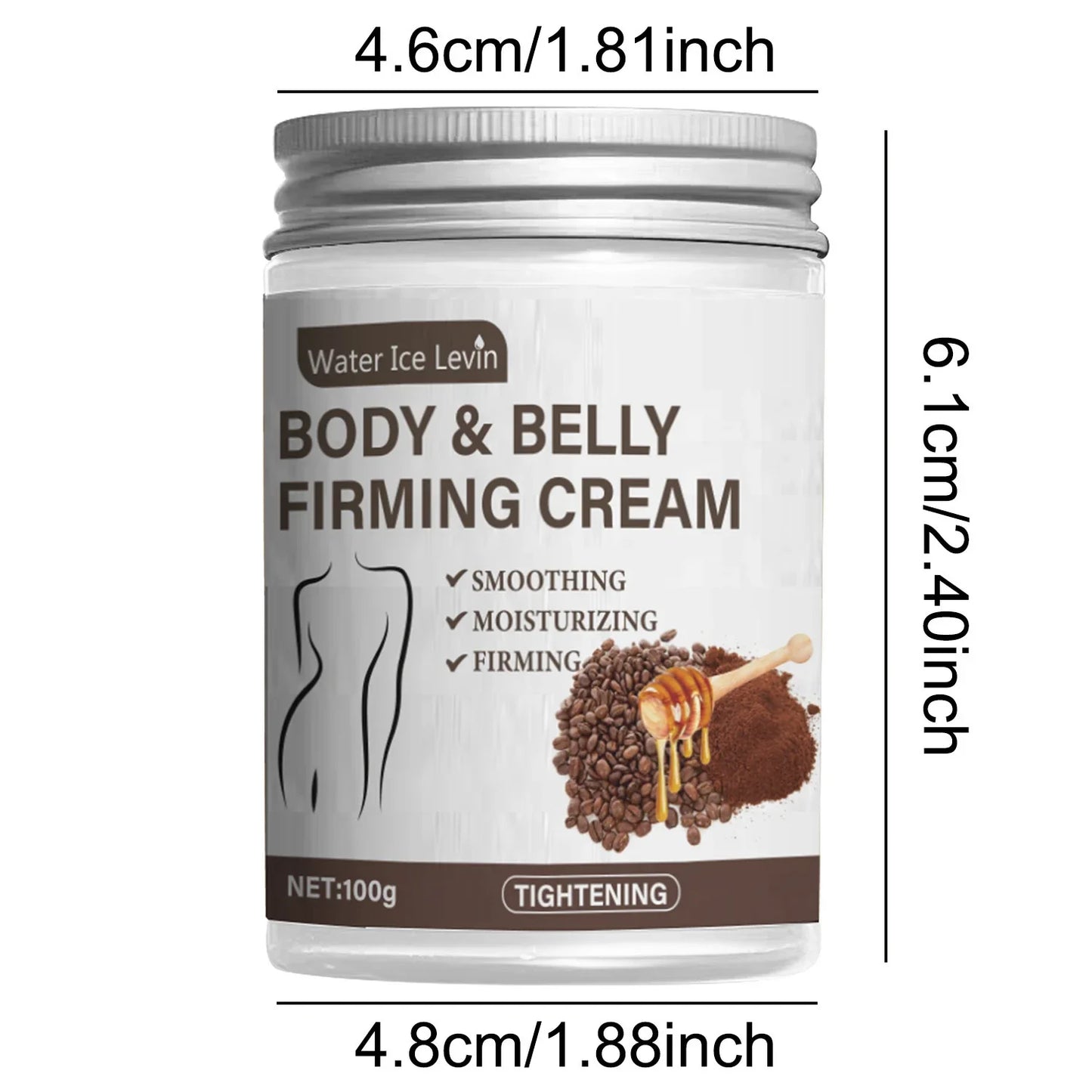 Caffeine Collagen Firming Cream 100g – Vitamin E, Fragrance-Free