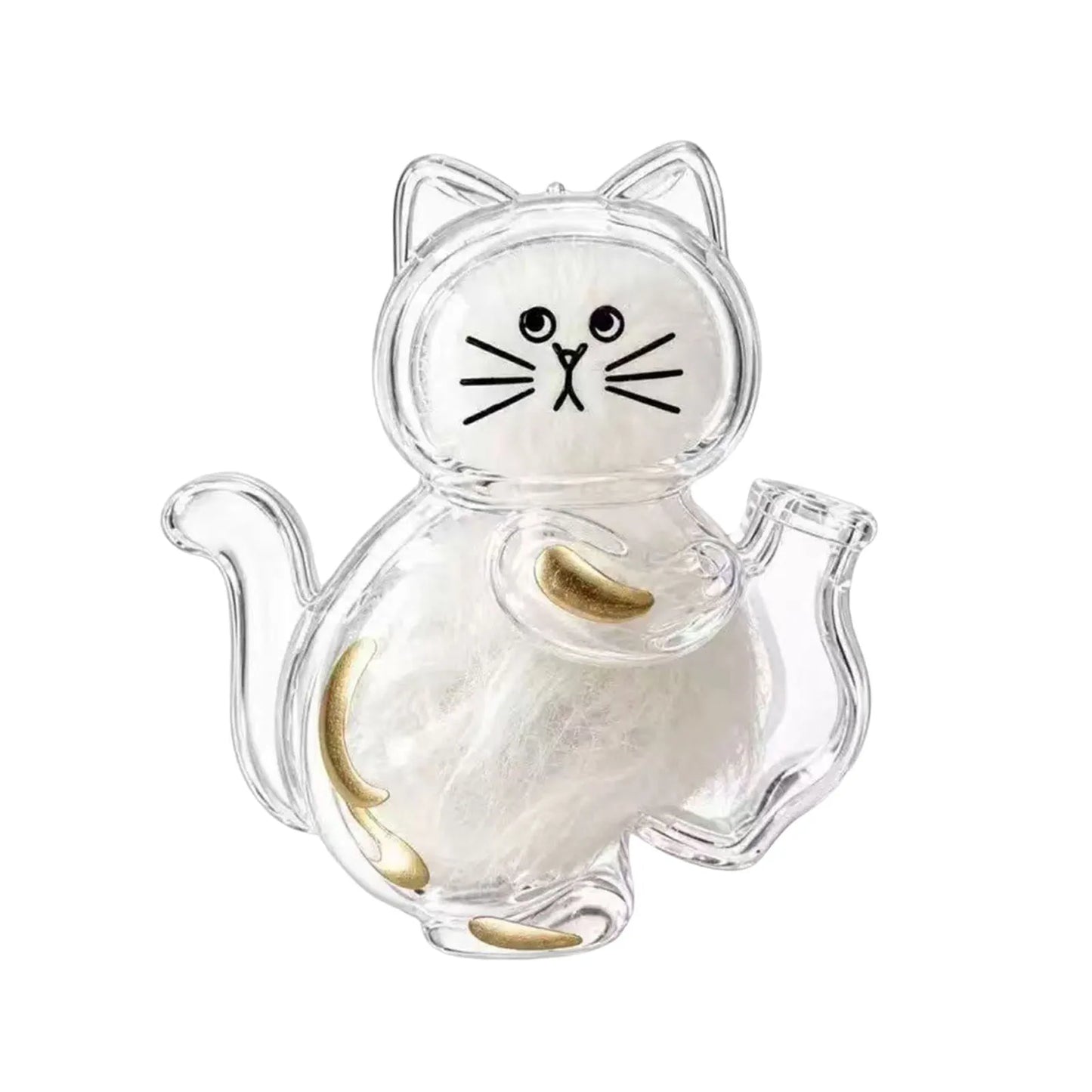 Cute Cat Fur Storage Memorial Pet Hairs Collector Commemorative Refrigerator Magnet for Pets Hairs Removal and Home Cleaning Use Peaceful Pleasures Health and Wellness D