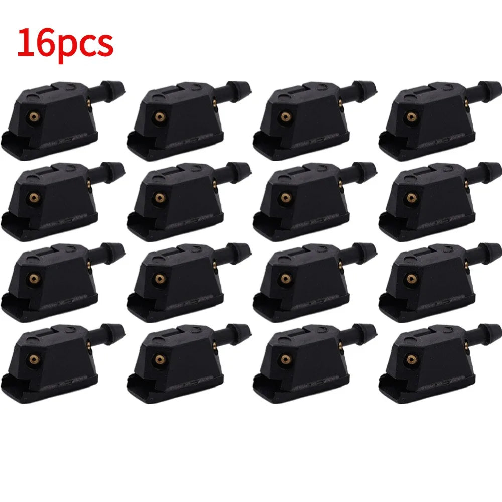 Universal Car Wiper Blade Washer Nozzles for Improved Efficiency Peaceful Pleasures Health and Wellness 16pcs
