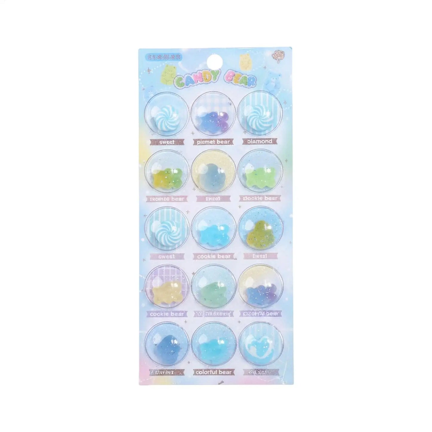 3D Space Capsule Cartoon Relief Stickers for Journals & Scrapbooks