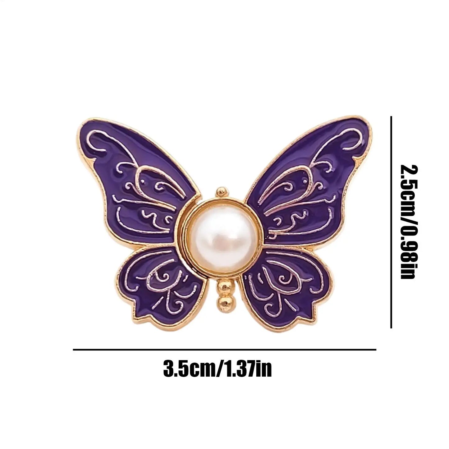 8-Pack Butterfly Adjustable Waist Clips | No-Sew Jean Button