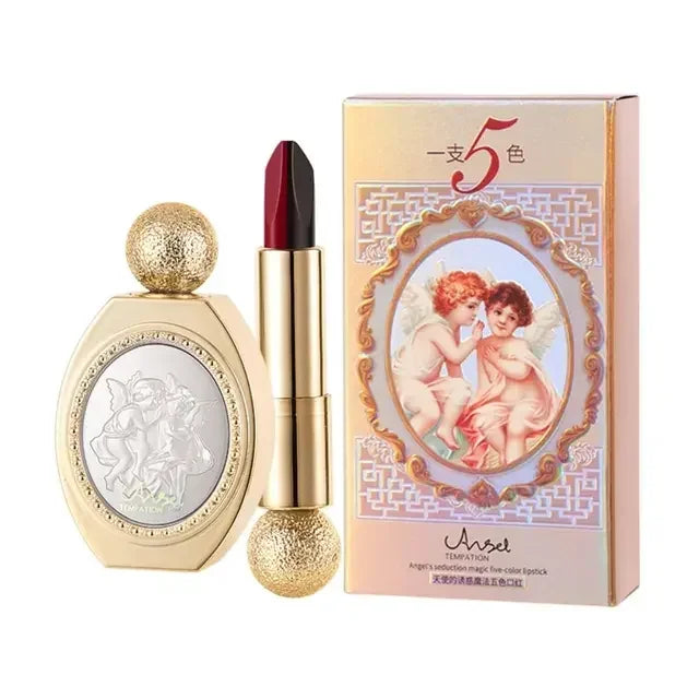 5-in-1 Velvet Matte Lipstick Set – Long-Lasting & Moisturizing