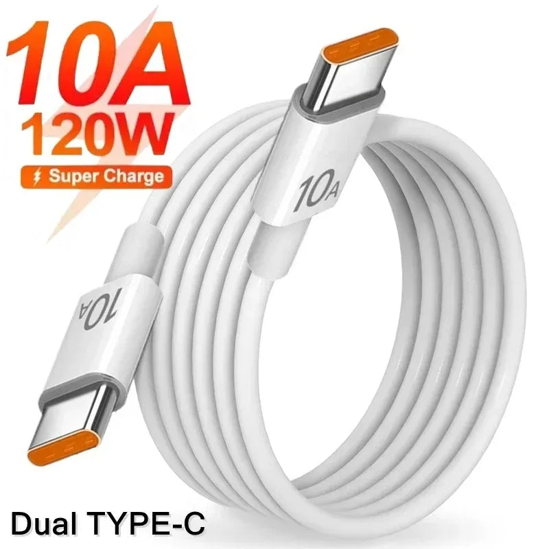 USB-C to USB-C Cable 120W 10A Fast Charging – 1M, 2M, 3M