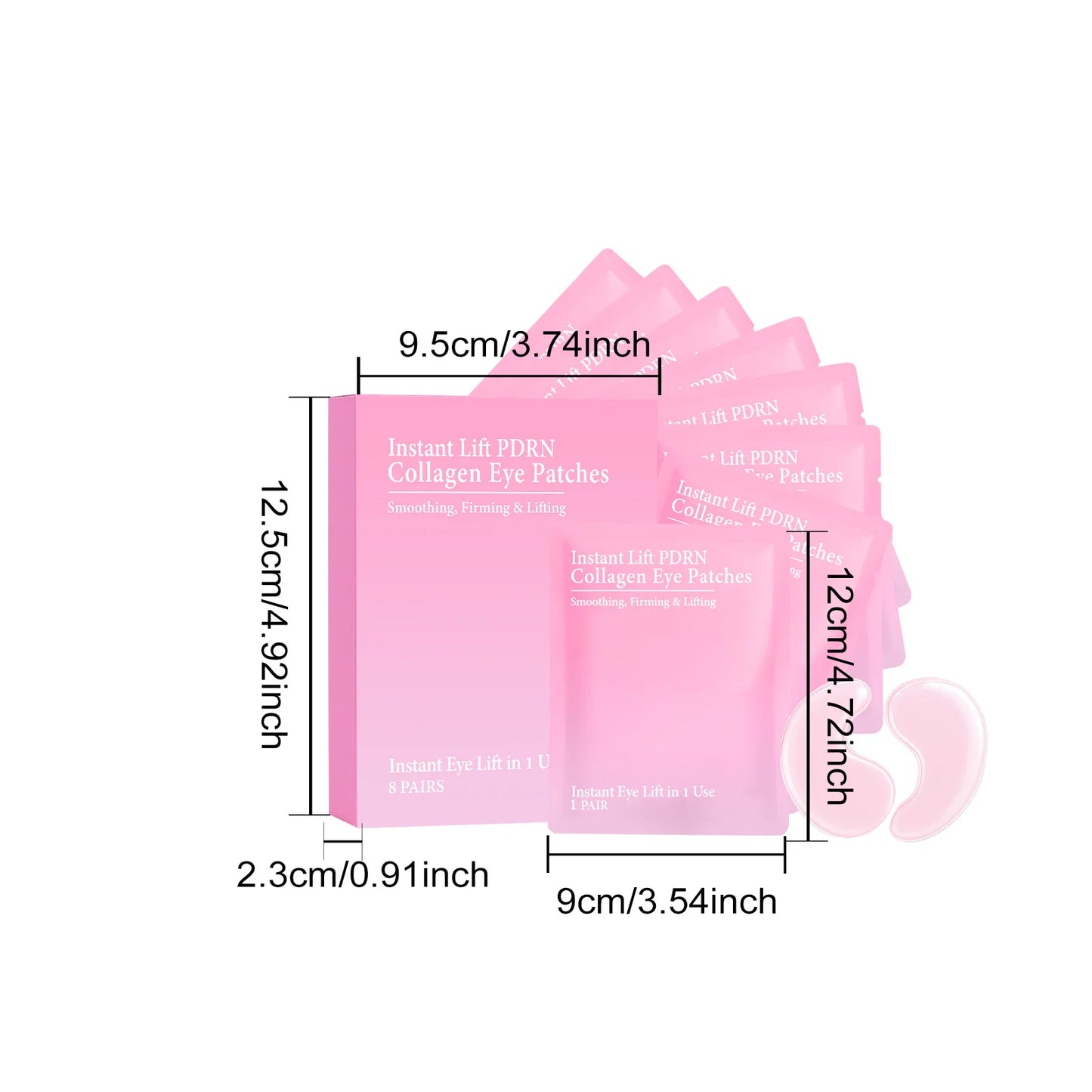 Collagen Hydrogel Eye Patches – Dark Circles & Puffiness
