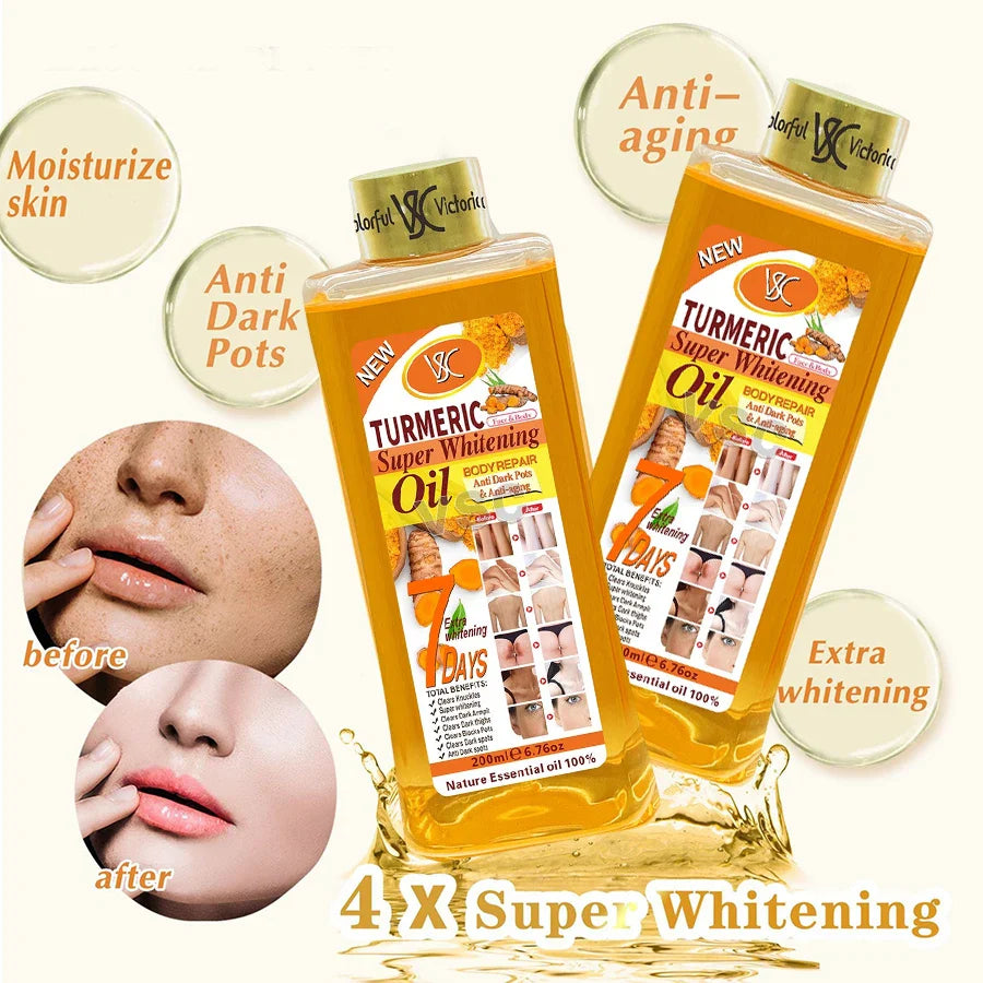 SANENDI Turmeric Essential Oil Face & Body Moisturizer 200ml